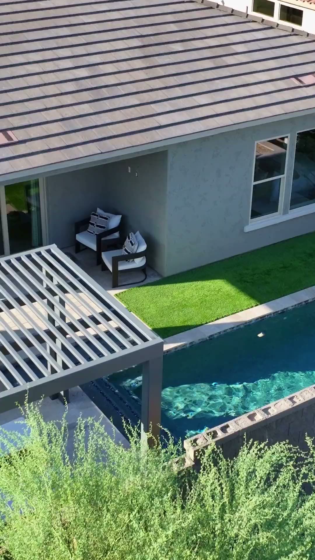 Vertical video frame of a Minnesota home interior used for a social media reel